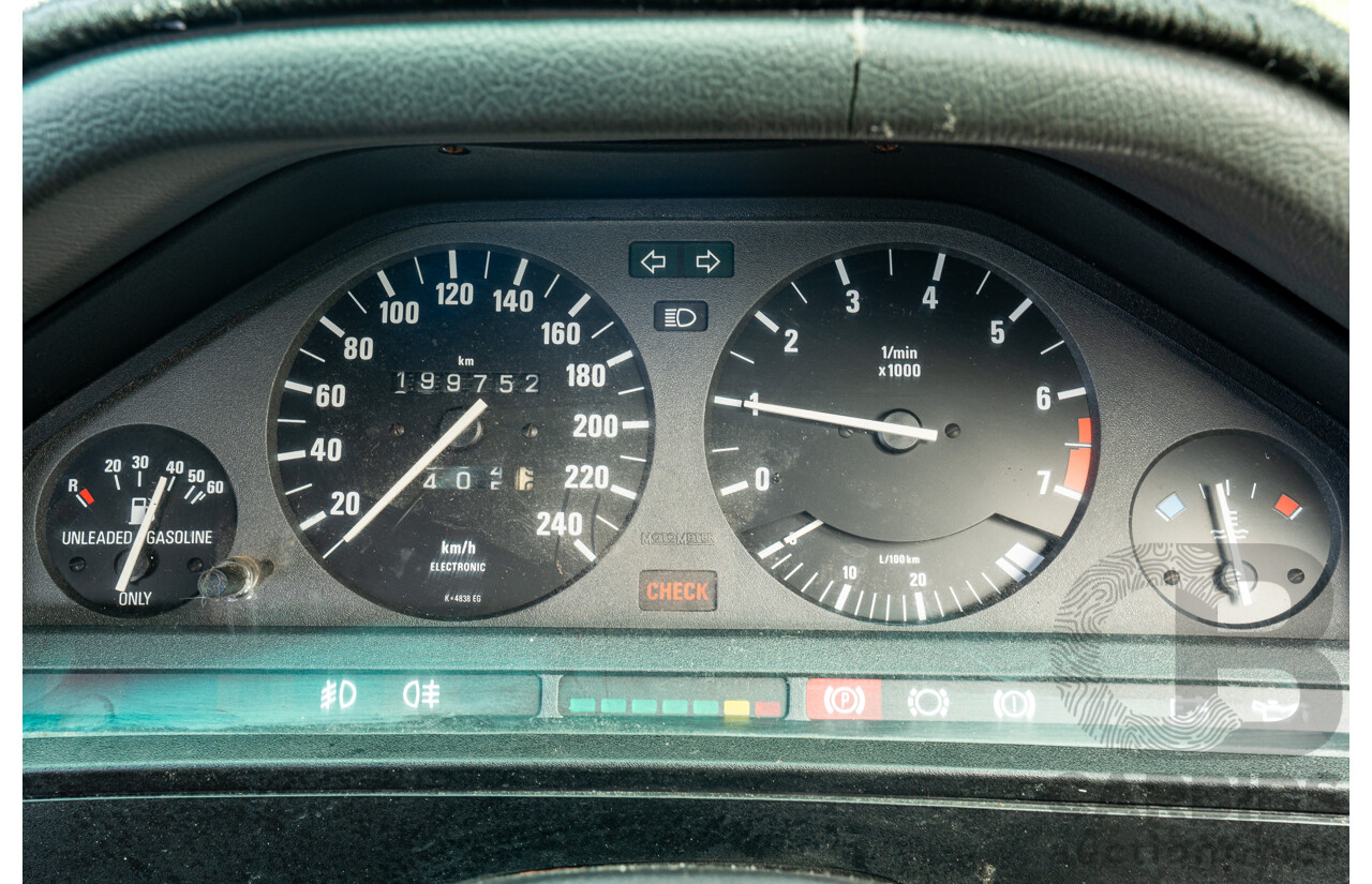 9/1988 BMW 320i E30 2d Coupe Zinoberrot (Vermillion) Red 2.0L