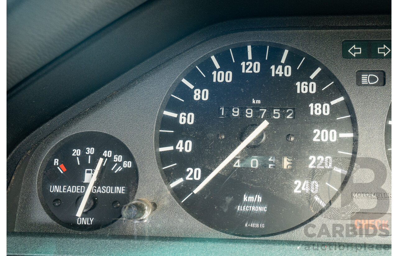 9/1988 BMW 320i E30 2d Coupe Zinoberrot (Vermillion) Red 2.0L