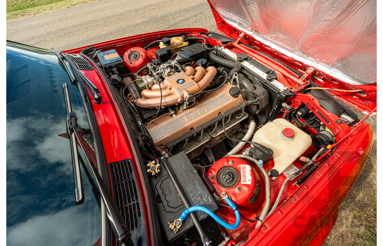 9/1988 BMW 320i E30 2d Coupe Zinoberrot (Vermillion) Red 2.0L