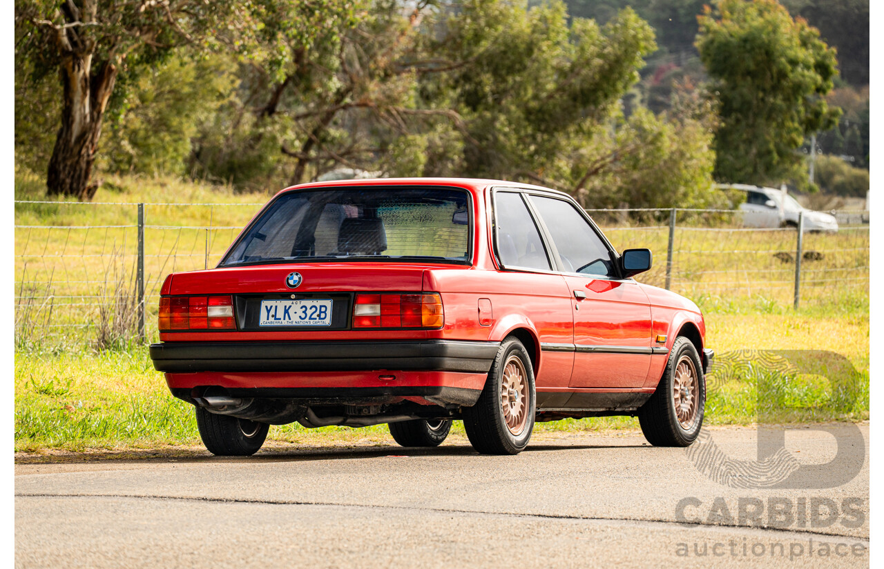 9/1988 BMW 320i E30 2d Coupe Zinoberrot (Vermillion) Red 2.0L