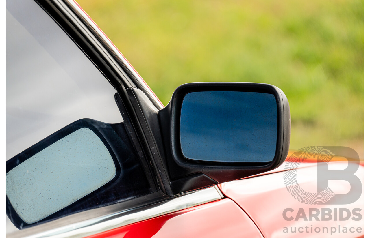 9/1988 BMW 320i E30 2d Coupe Zinoberrot (Vermillion) Red 2.0L