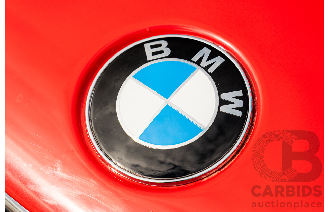 9/1988 BMW 320i E30 2d Coupe Zinoberrot (Vermillion) Red 2.0L