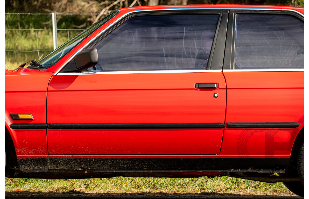 9/1988 BMW 320i E30 2d Coupe Zinoberrot (Vermillion) Red 2.0L