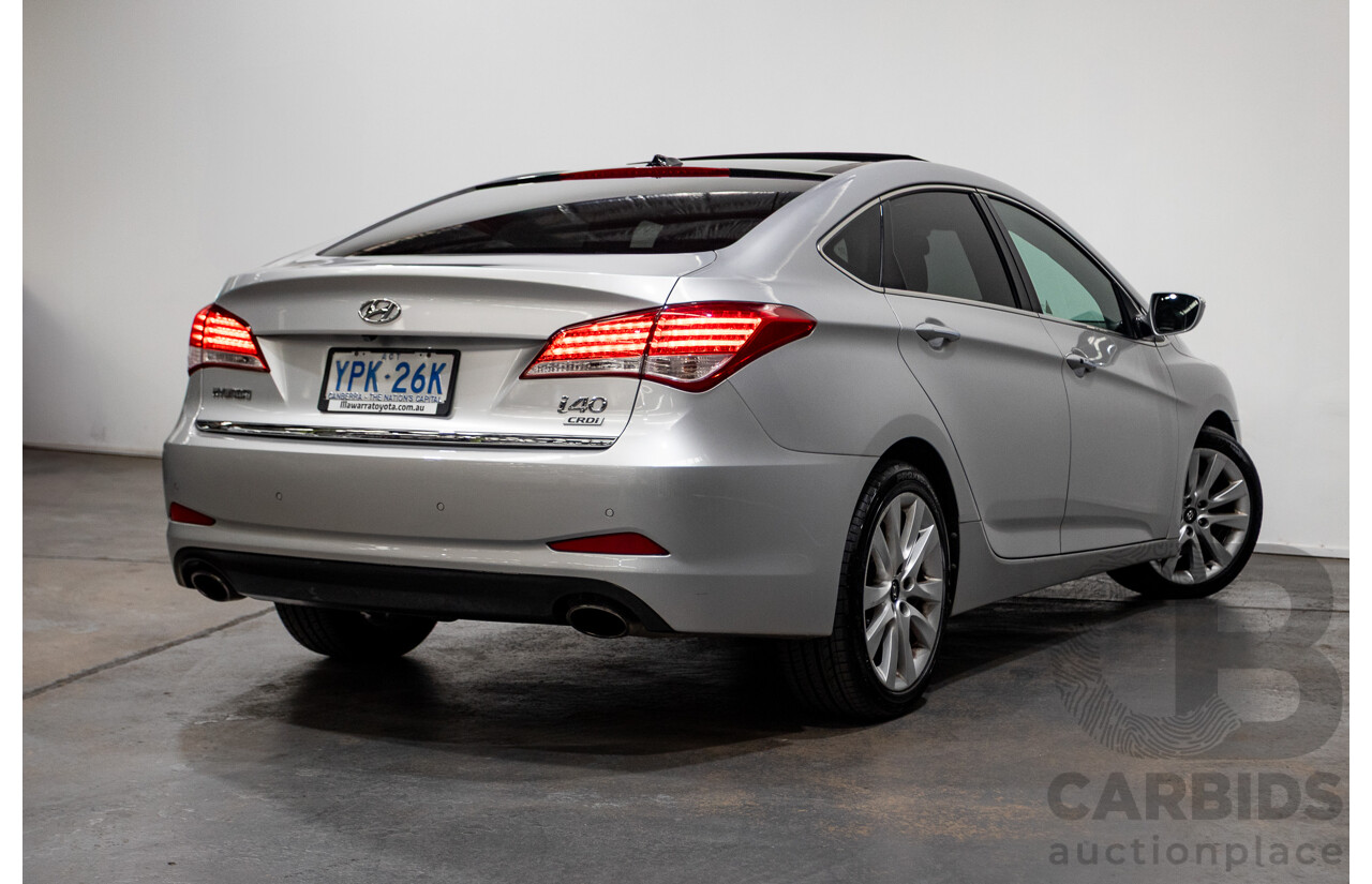 7/2012 Hyundai i40 Premium VF 4d Wagon Sleek Silver Metallic Turbo Diesel 1.7L