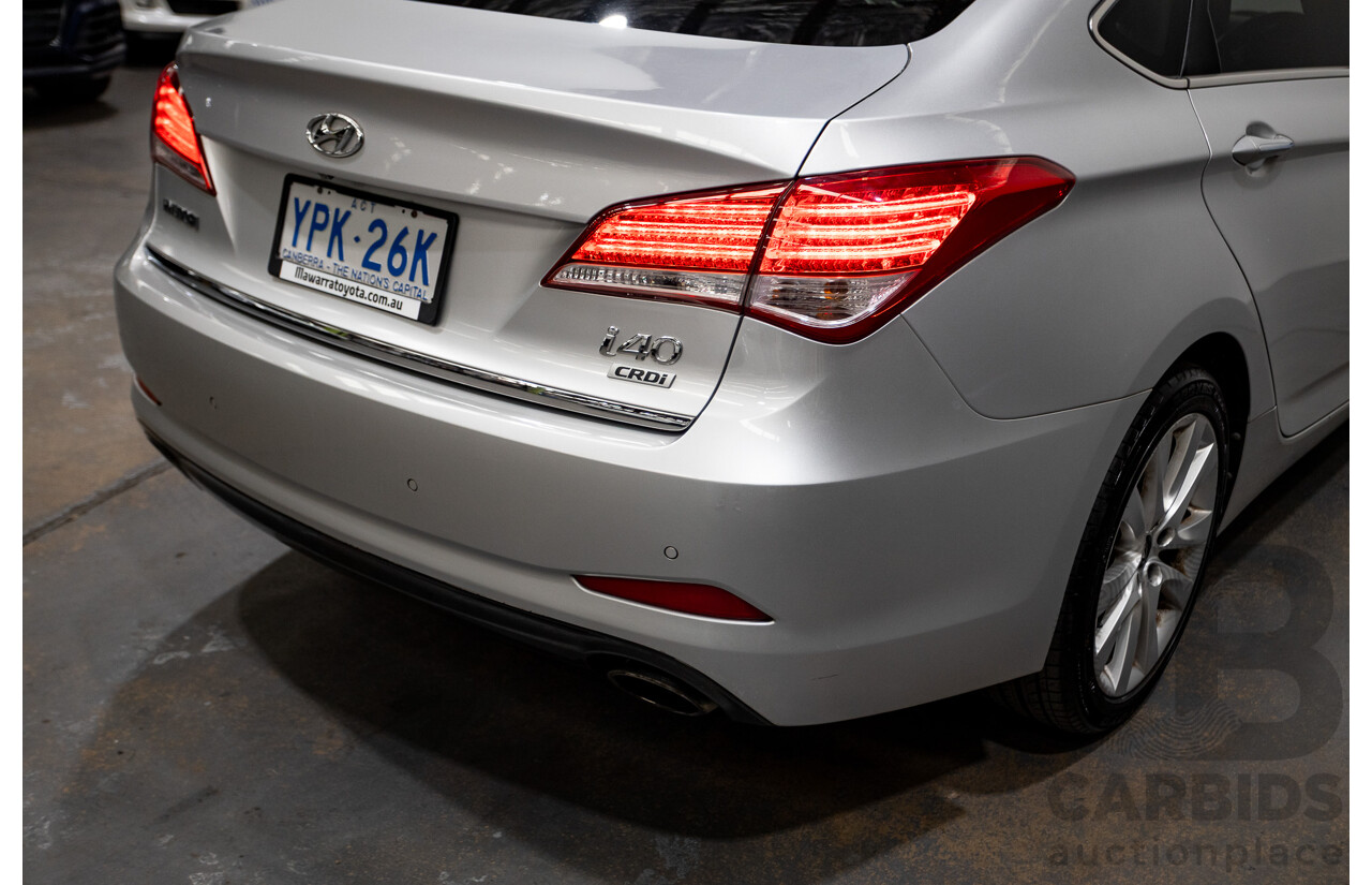 7/2012 Hyundai i40 Premium VF 4d Wagon Sleek Silver Metallic Turbo Diesel 1.7L