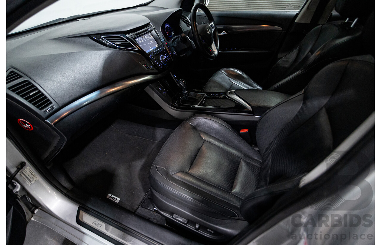 7/2012 Hyundai i40 Premium VF 4d Wagon Sleek Silver Metallic Turbo Diesel 1.7L