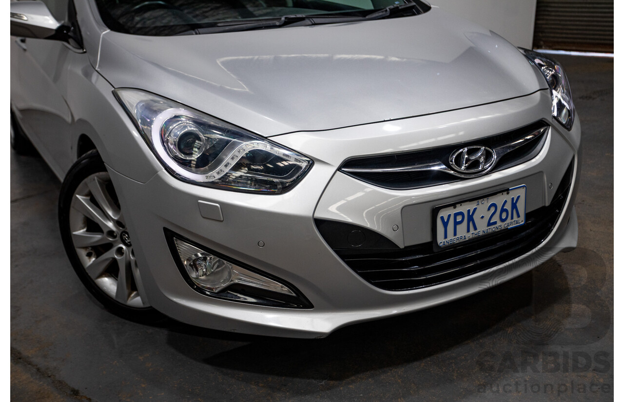 7/2012 Hyundai i40 Premium VF 4d Wagon Sleek Silver Metallic Turbo Diesel 1.7L