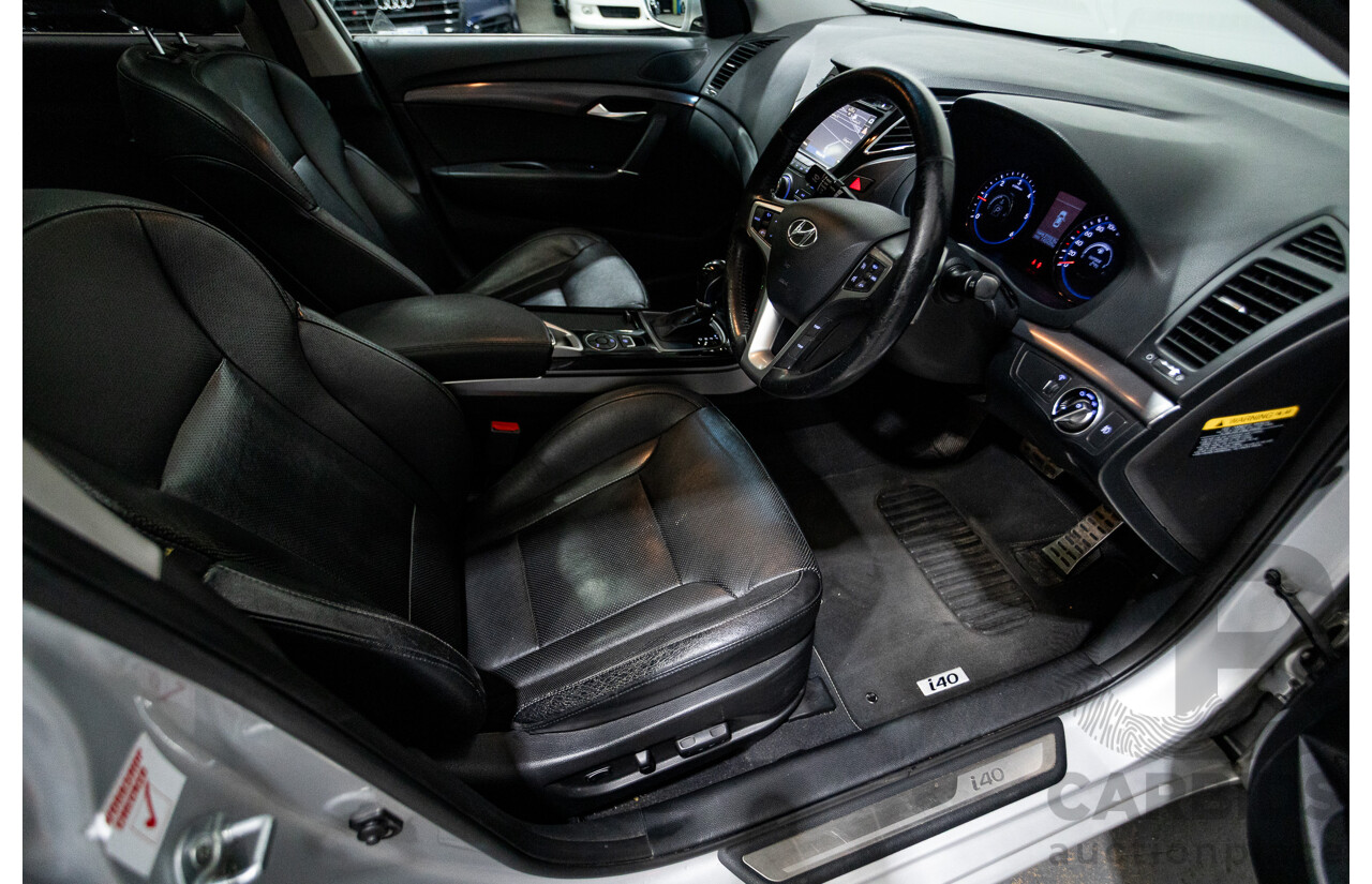 7/2012 Hyundai i40 Premium VF 4d Wagon Sleek Silver Metallic Turbo Diesel 1.7L