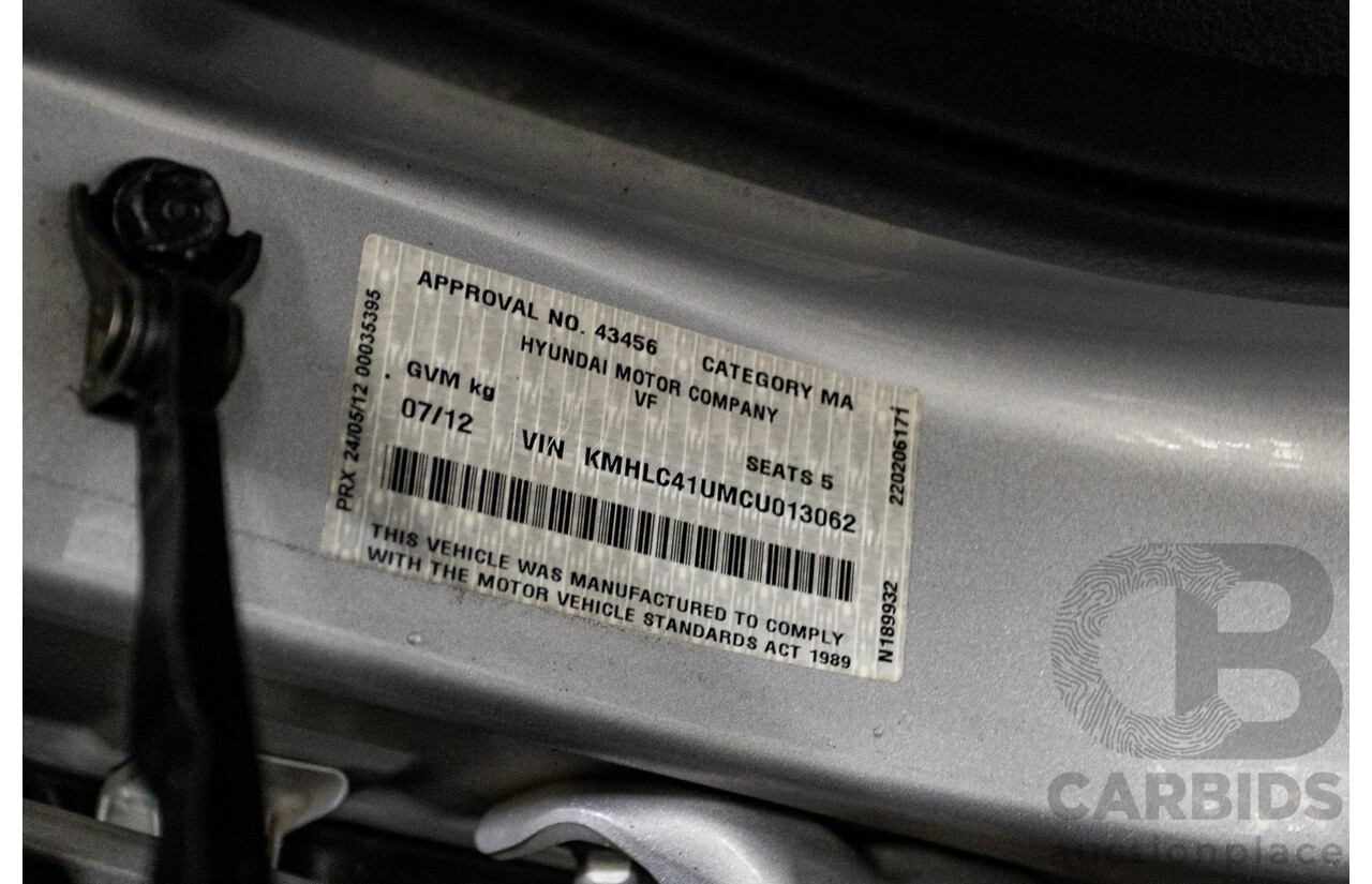 7/2012 Hyundai i40 Premium VF 4d Wagon Sleek Silver Metallic Turbo Diesel 1.7L