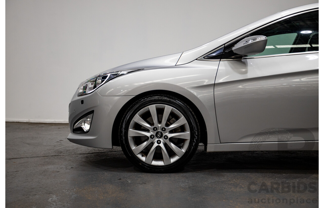 7/2012 Hyundai i40 Premium VF 4d Wagon Sleek Silver Metallic Turbo Diesel 1.7L