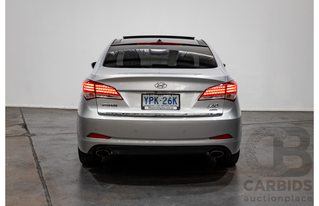 7/2012 Hyundai i40 Premium VF 4d Wagon Sleek Silver Metallic Turbo Diesel 1.7L