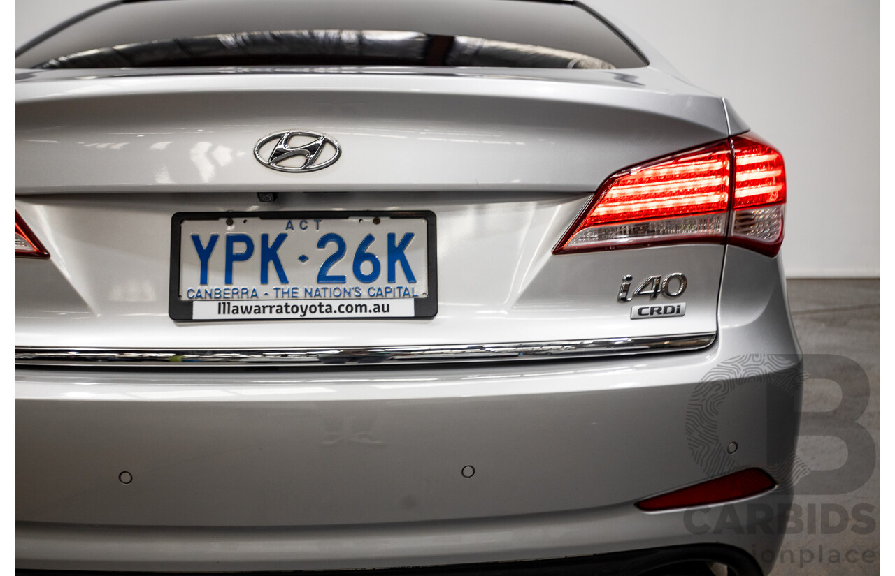 7/2012 Hyundai i40 Premium VF 4d Wagon Sleek Silver Metallic Turbo Diesel 1.7L