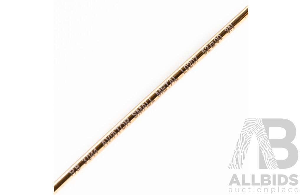 Vintage Ray-Ban Small Metal Aviator Sunglasses with Case, RB3044 L0207 52 00