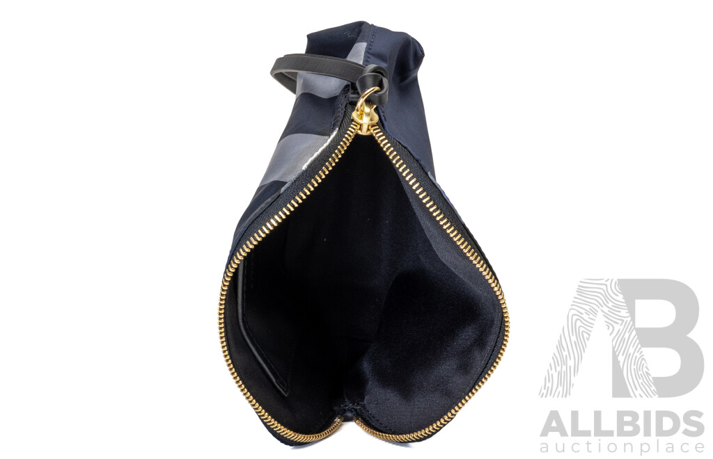 Burberry Nova Check Nylon Pouch with Dust Bag
