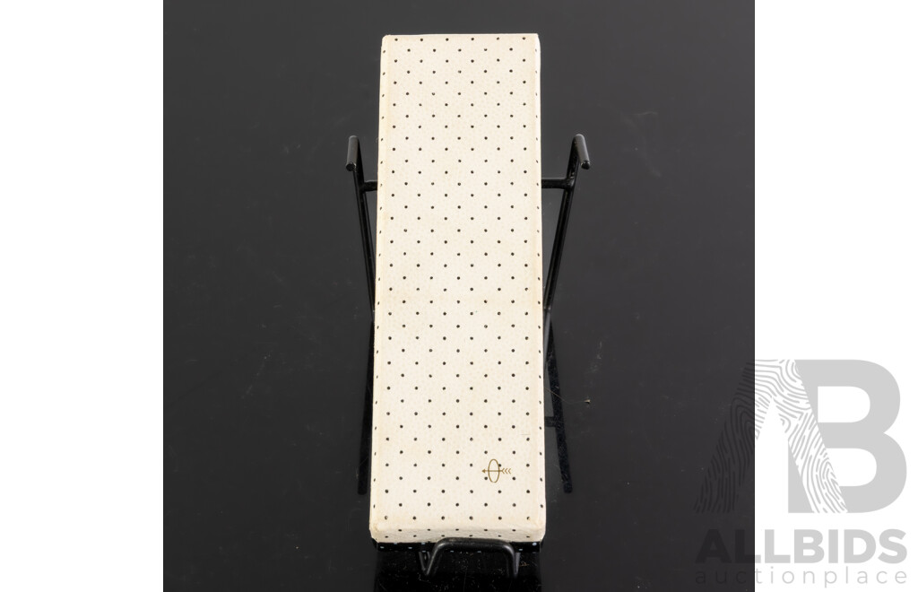 Retro Parked Retractable Ball Point Pen in 12K Gold Plate, with Filling and Original Case