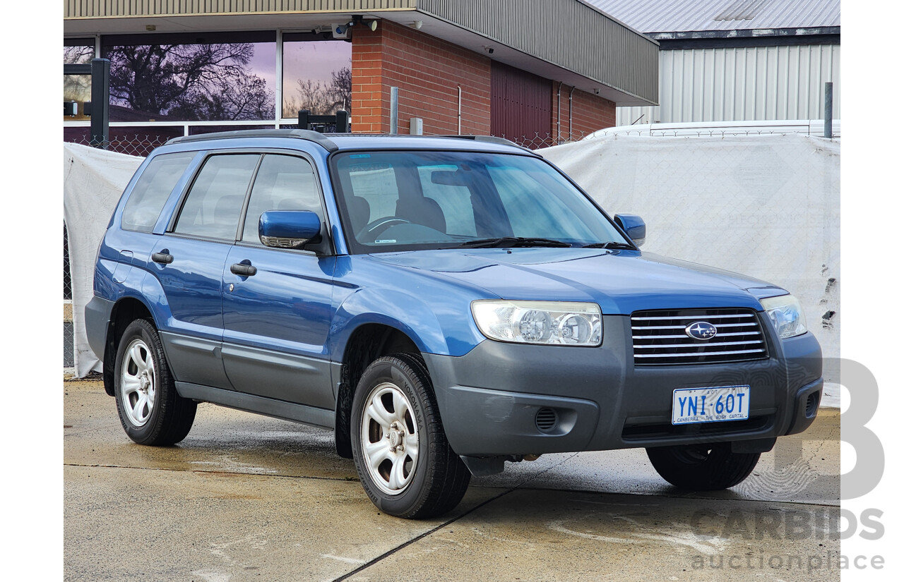 7/2006 Subaru Forester X MY06 4d Wagon Blue 2.5L