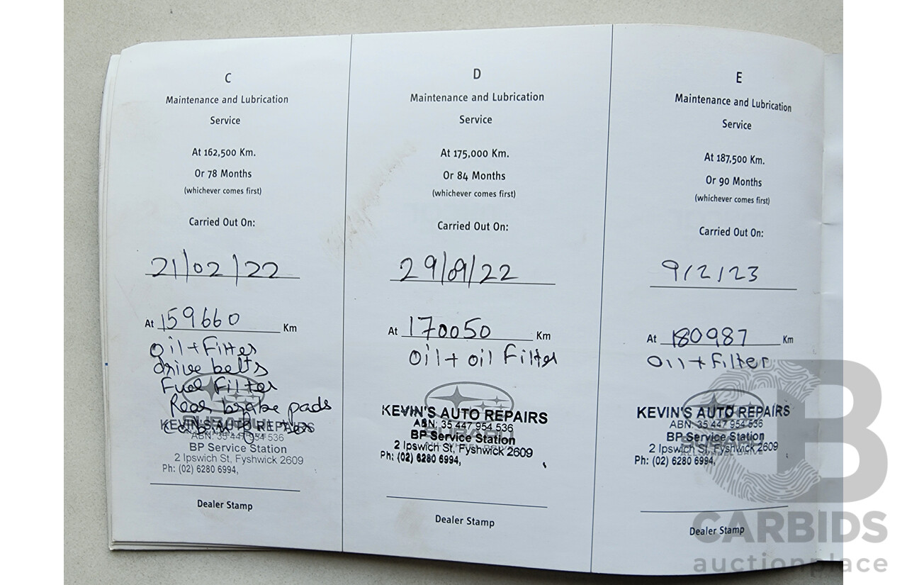 7/2006 Subaru Forester X MY06 4d Wagon Blue 2.5L