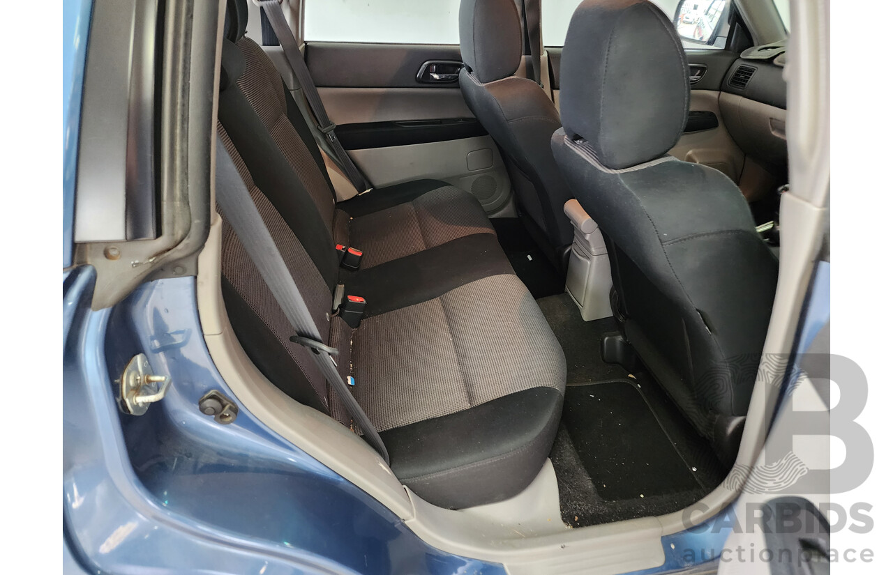 7/2006 Subaru Forester X MY06 4d Wagon Blue 2.5L