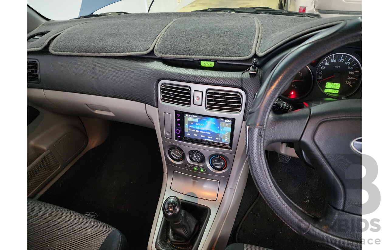 7/2006 Subaru Forester X MY06 4d Wagon Blue 2.5L