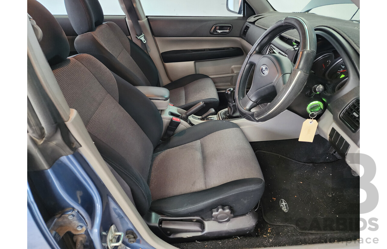 7/2006 Subaru Forester X MY06 4d Wagon Blue 2.5L