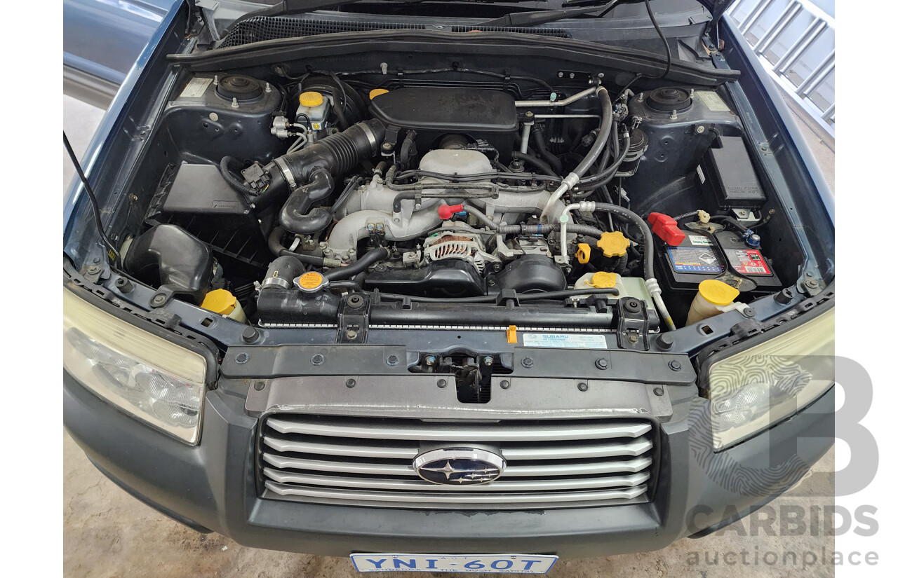 7/2006 Subaru Forester X MY06 4d Wagon Blue 2.5L