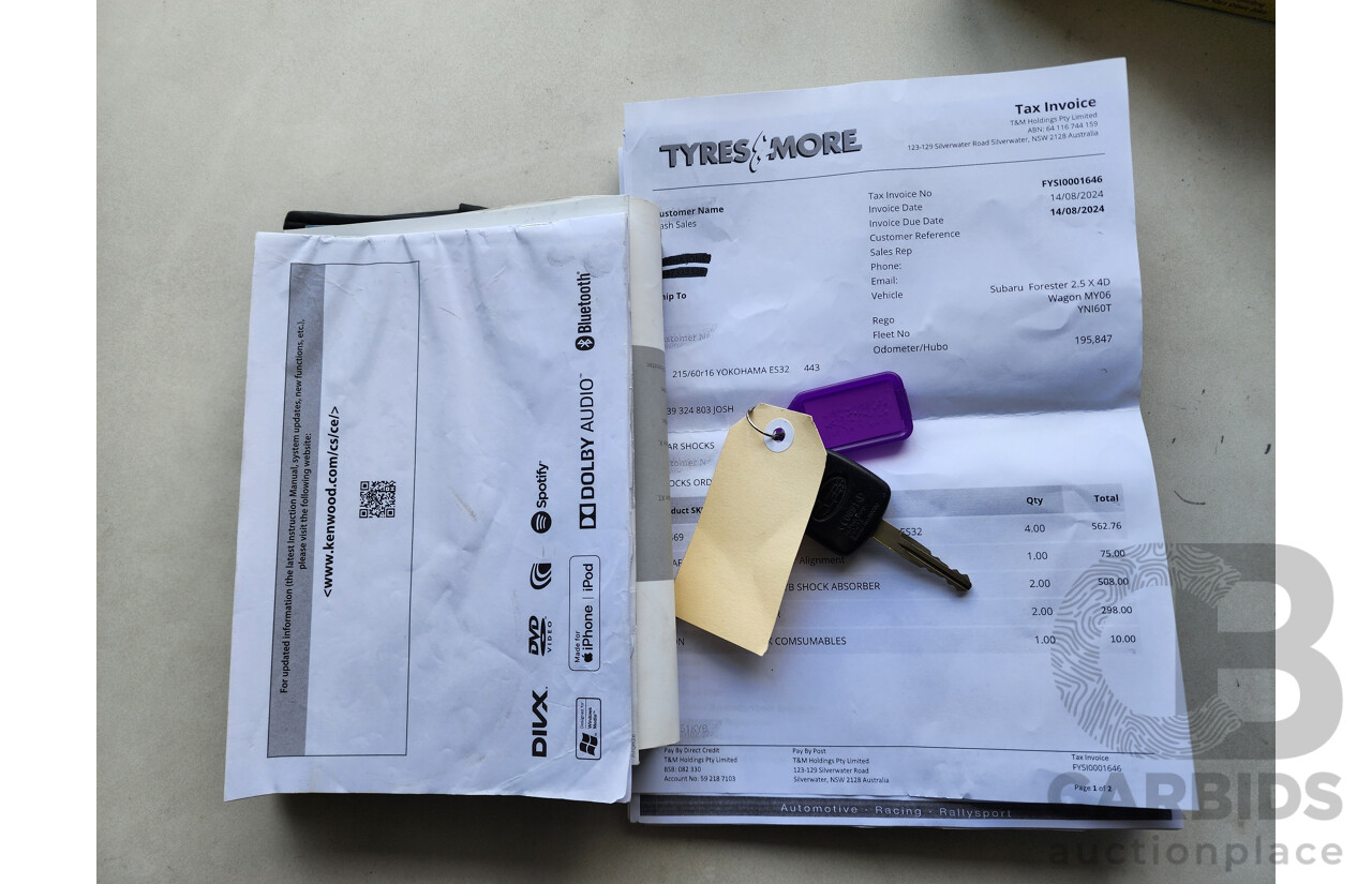 7/2006 Subaru Forester X MY06 4d Wagon Blue 2.5L