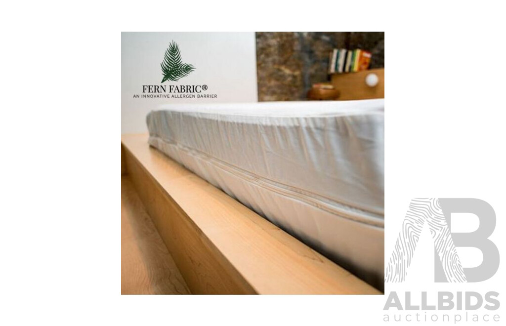 FERN FABRIC Double Size Mattress Protector - ORP $159.00