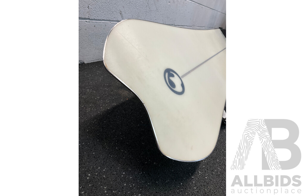 BURTON FISH 2009 Limited 160cm Snowboard and BURTON Wheelie Board Bag - Lot of 2