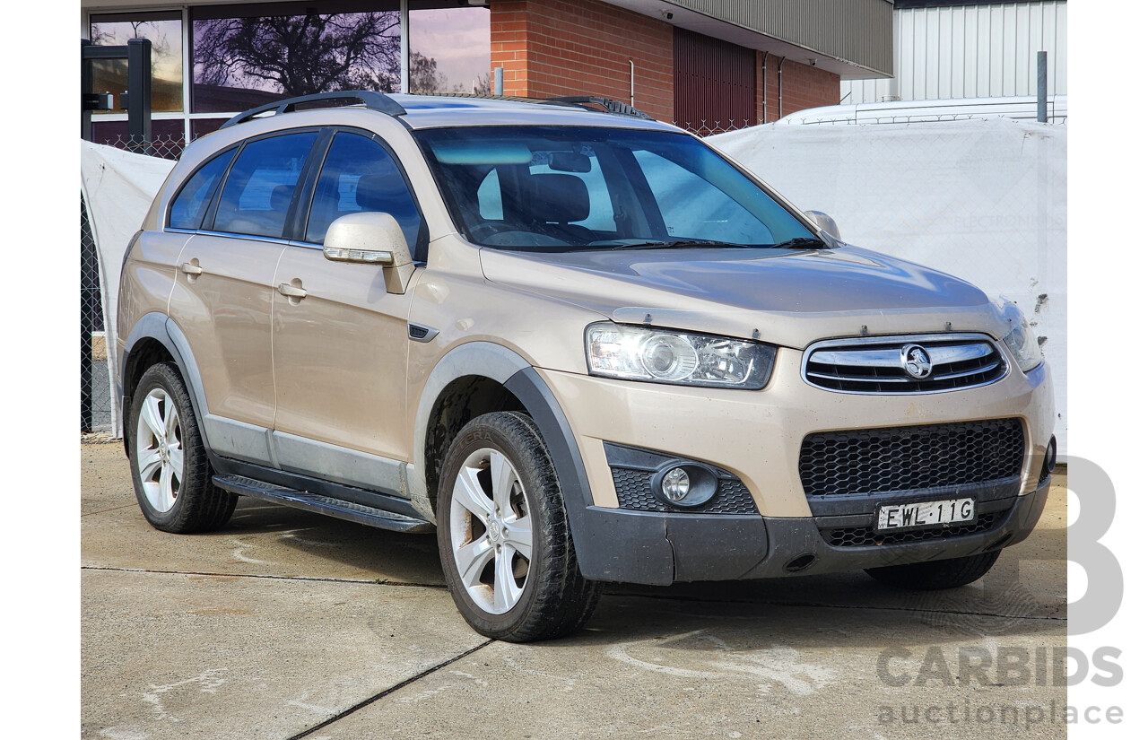 8/2012 Holden Captiva 7 CX (4x4) CG SERIES II 4d Wagon Gold 3.0L