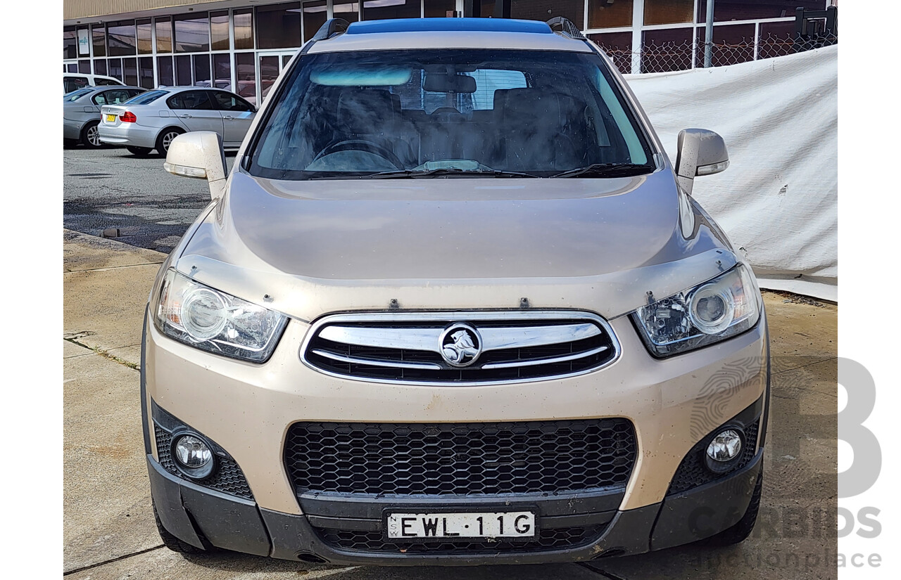 8/2012 Holden Captiva 7 CX (4x4) CG SERIES II 4d Wagon Gold 3.0L