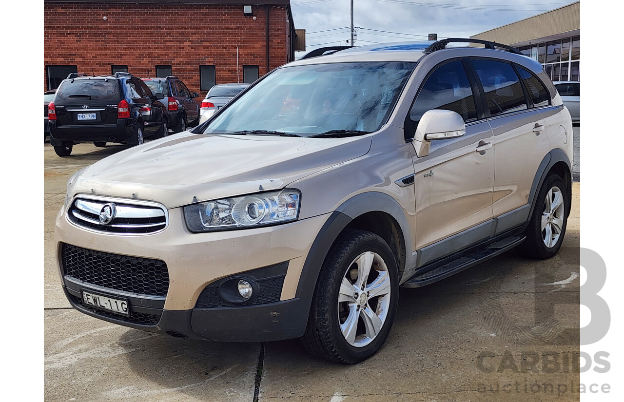 8/2012 Holden Captiva 7 CX (4x4) CG SERIES II 4d Wagon Gold 3.0L