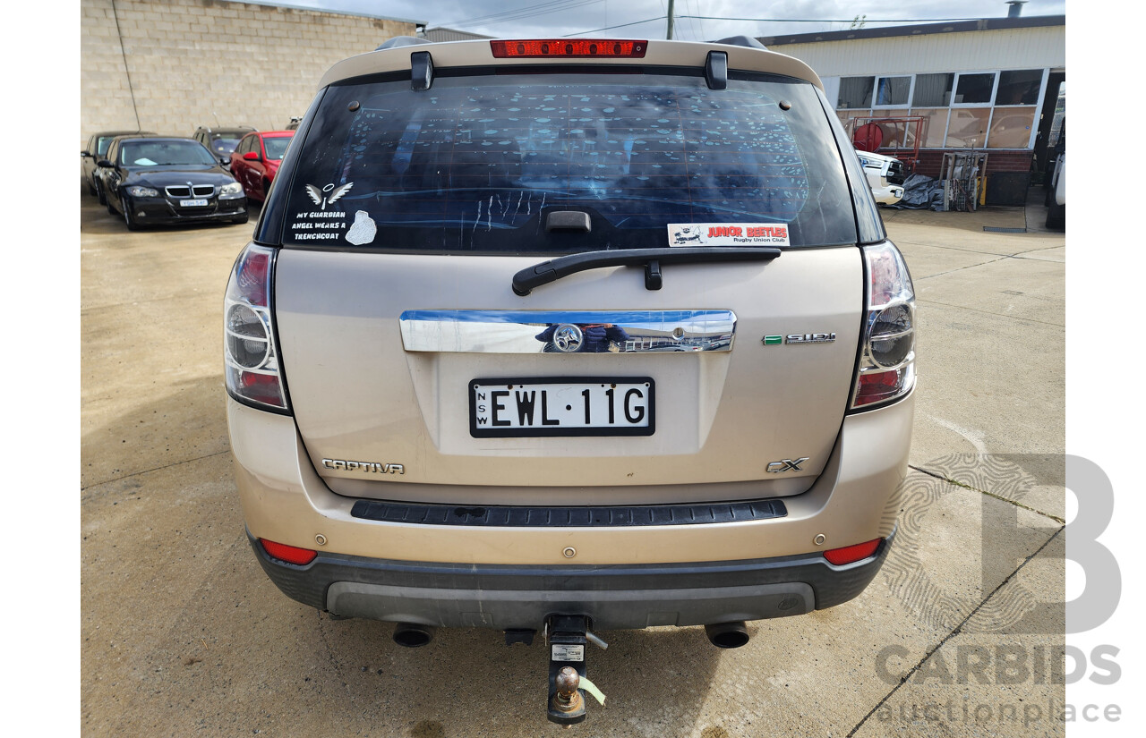 8/2012 Holden Captiva 7 CX (4x4) CG SERIES II 4d Wagon Gold 3.0L