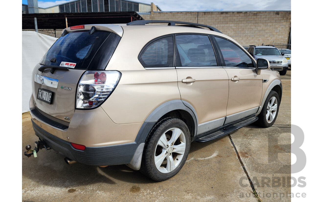 8/2012 Holden Captiva 7 CX (4x4) CG SERIES II 4d Wagon Gold 3.0L