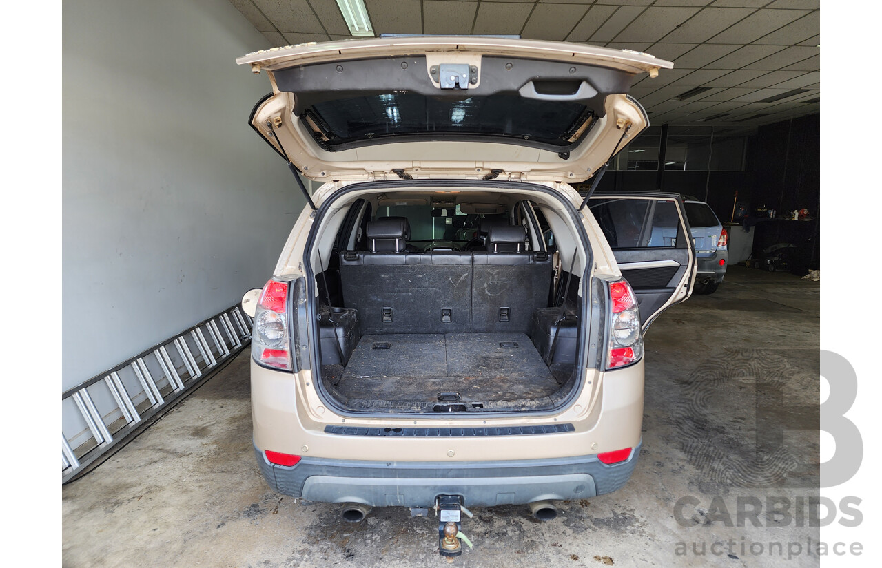 8/2012 Holden Captiva 7 CX (4x4) CG SERIES II 4d Wagon Gold 3.0L