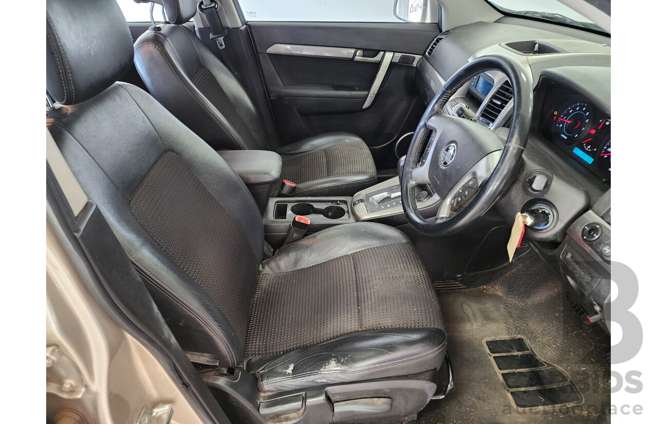 8/2012 Holden Captiva 7 CX (4x4) CG SERIES II 4d Wagon Gold 3.0L