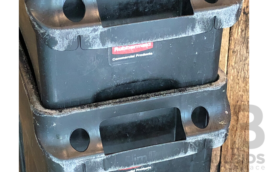 Two Food Waste Bins and Cutlery Tray