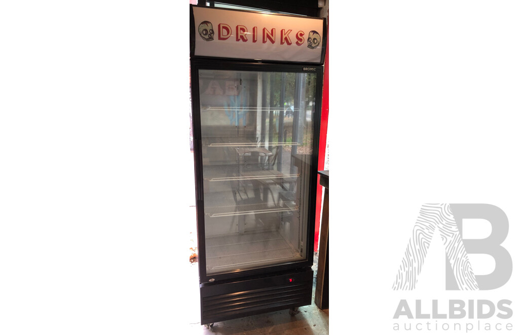 Bromic 660 Litre Upright Commercial Display Fridge