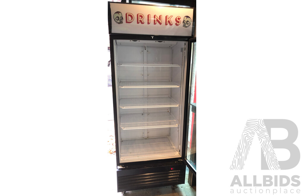 Bromic 660 Litre Upright Commercial Display Fridge
