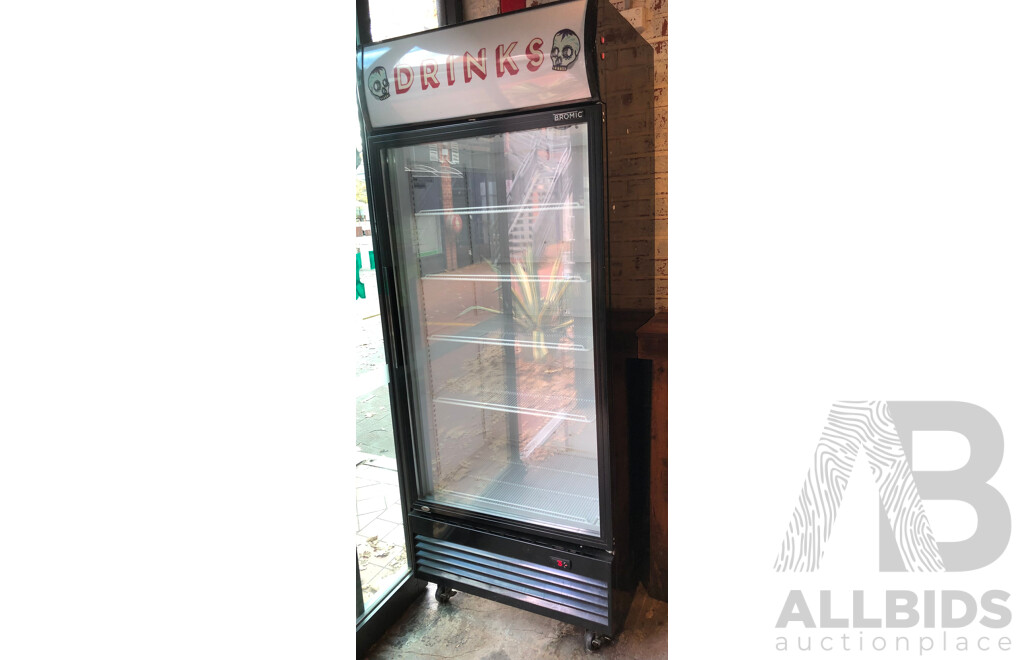 Bromic 660 Litre Upright Commercial Display Fridge