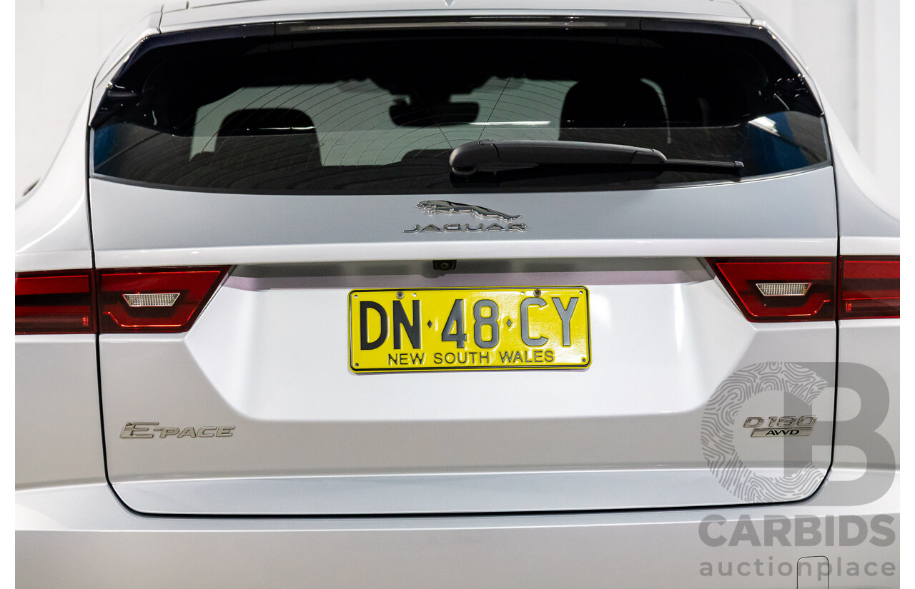 3/2018 Jaguar E-Pace D180 R-Dynamic SE (132kW) (AWD) X540 MY19 4d Wagon Indus Silver Metallic Turbo Diesel 2.0L