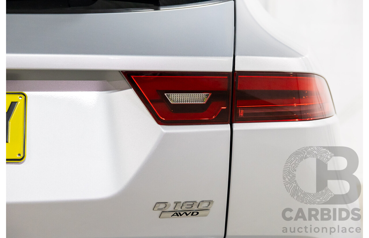 3/2018 Jaguar E-Pace D180 R-Dynamic SE (132kW) (AWD) X540 MY19 4d Wagon Indus Silver Metallic Turbo Diesel 2.0L