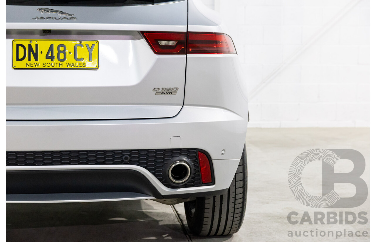3/2018 Jaguar E-Pace D180 R-Dynamic SE (132kW) (AWD) X540 MY19 4d Wagon Indus Silver Metallic Turbo Diesel 2.0L