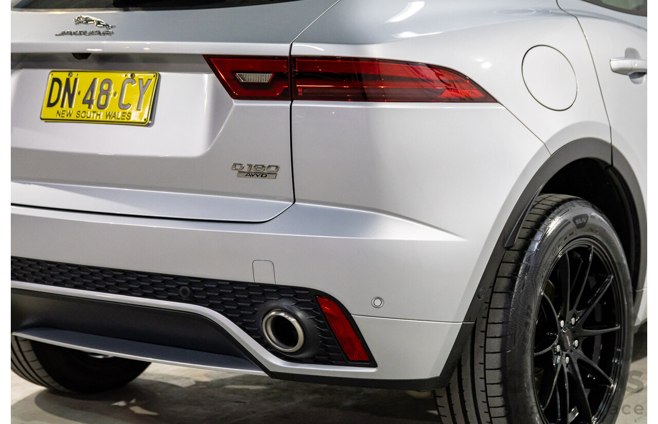 3/2018 Jaguar E-Pace D180 R-Dynamic SE (132kW) (AWD) X540 MY19 4d Wagon Indus Silver Metallic Turbo Diesel 2.0L