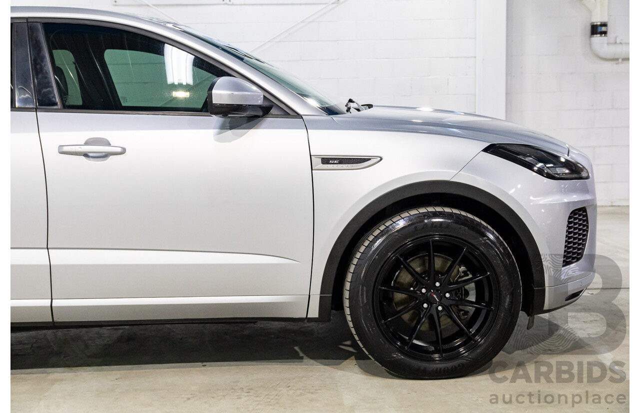 3/2018 Jaguar E-Pace D180 R-Dynamic SE (132kW) (AWD) X540 MY19 4d Wagon Indus Silver Metallic Turbo Diesel 2.0L