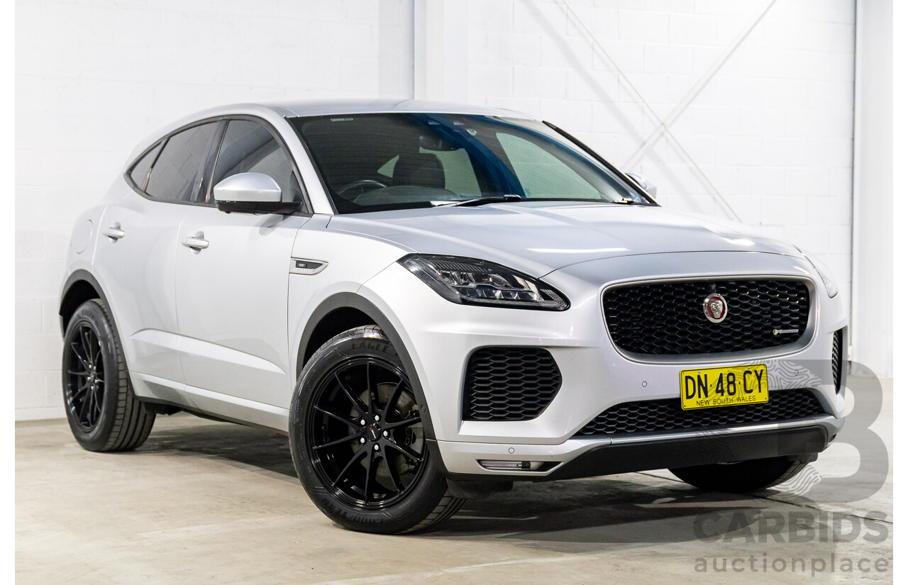 3/2018 Jaguar E-Pace D180 R-Dynamic SE (132kW) (AWD) X540 MY19 4d Wagon Indus Silver Metallic Turbo Diesel 2.0L