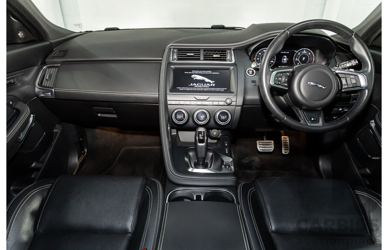 3/2018 Jaguar E-Pace D180 R-Dynamic SE (132kW) (AWD) X540 MY19 4d Wagon Indus Silver Metallic Turbo Diesel 2.0L