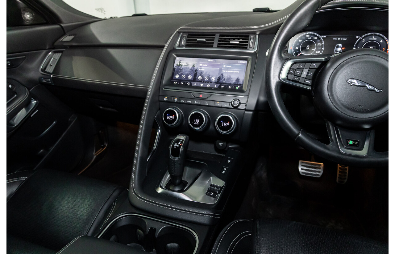 3/2018 Jaguar E-Pace D180 R-Dynamic SE (132kW) (AWD) X540 MY19 4d Wagon Indus Silver Metallic Turbo Diesel 2.0L