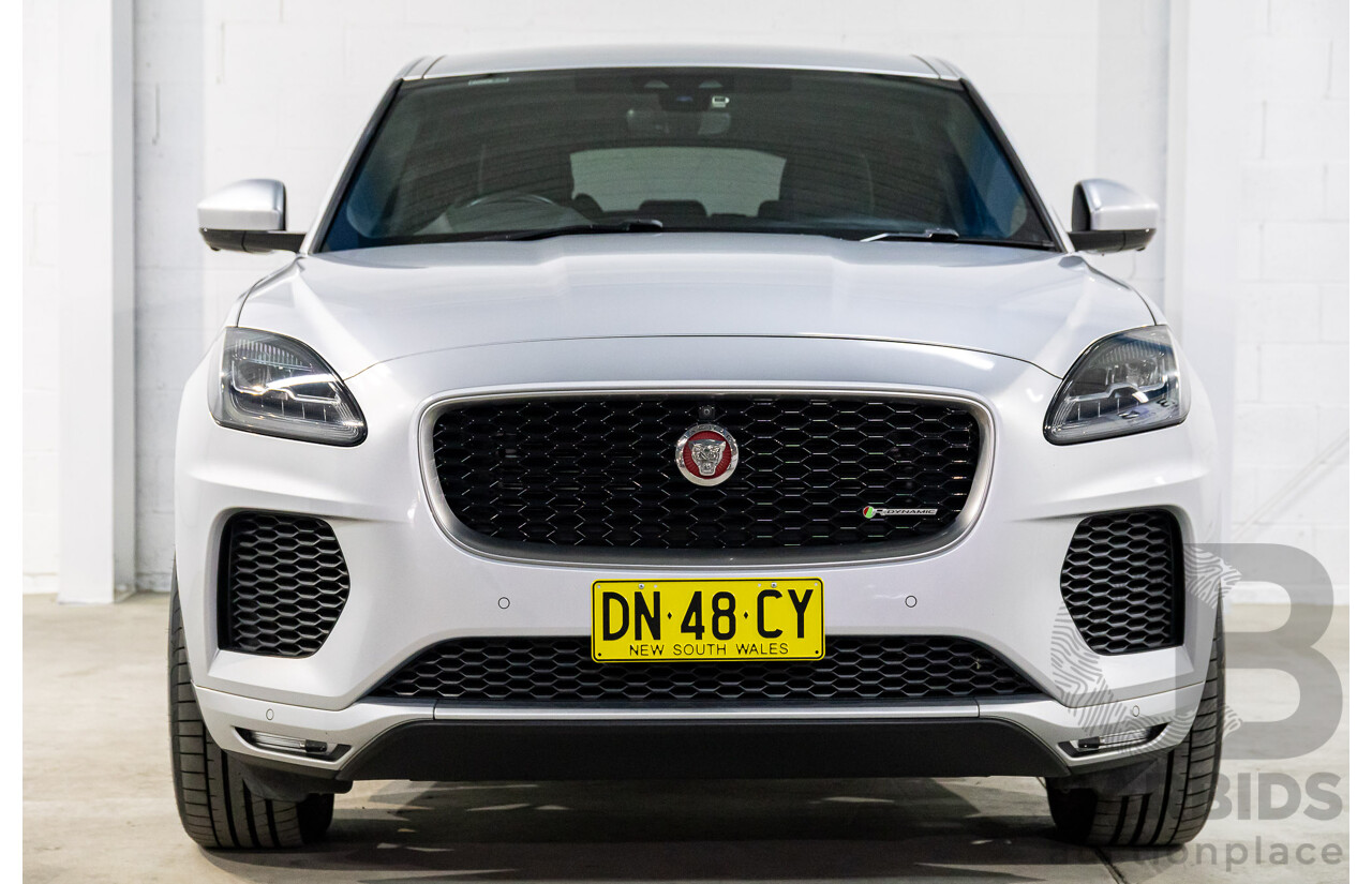 3/2018 Jaguar E-Pace D180 R-Dynamic SE (132kW) (AWD) X540 MY19 4d Wagon Indus Silver Metallic Turbo Diesel 2.0L
