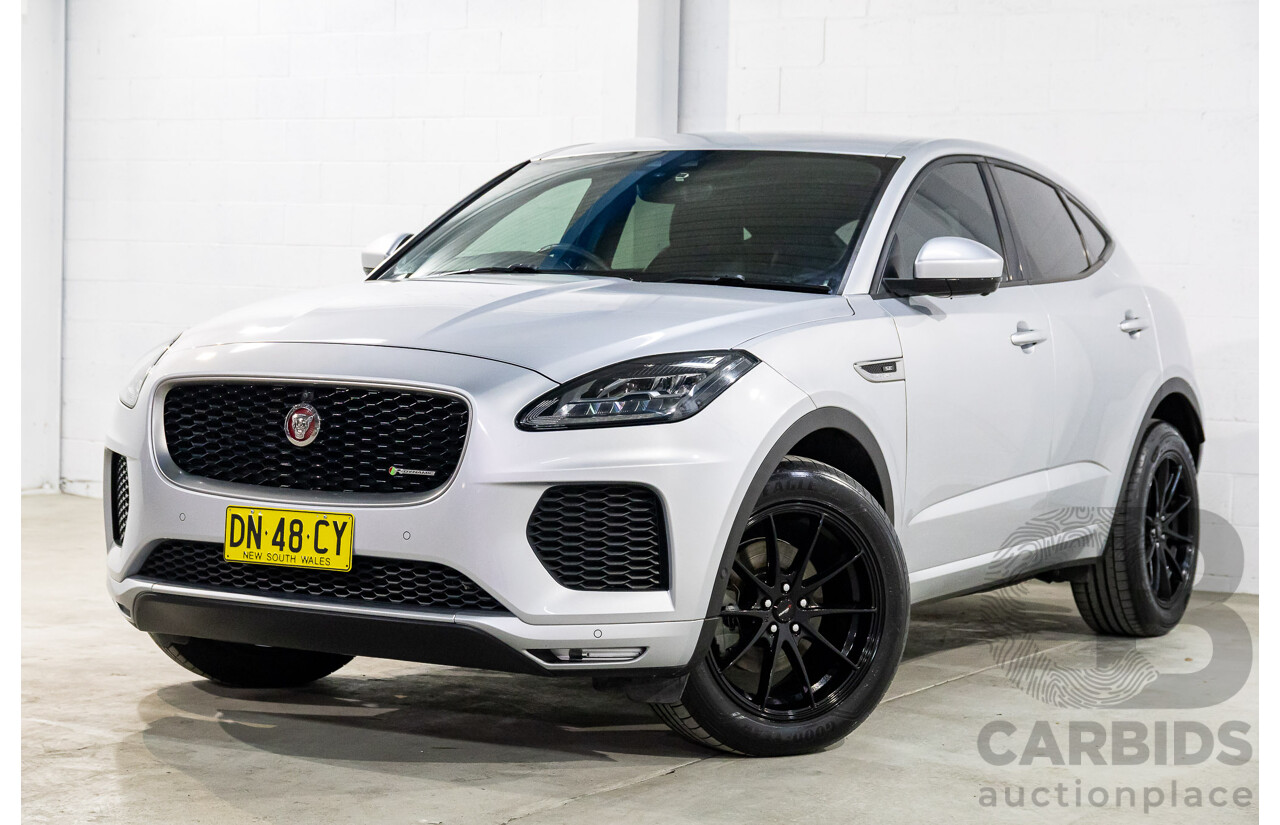 3/2018 Jaguar E-Pace D180 R-Dynamic SE (132kW) (AWD) X540 MY19 4d Wagon Indus Silver Metallic Turbo Diesel 2.0L