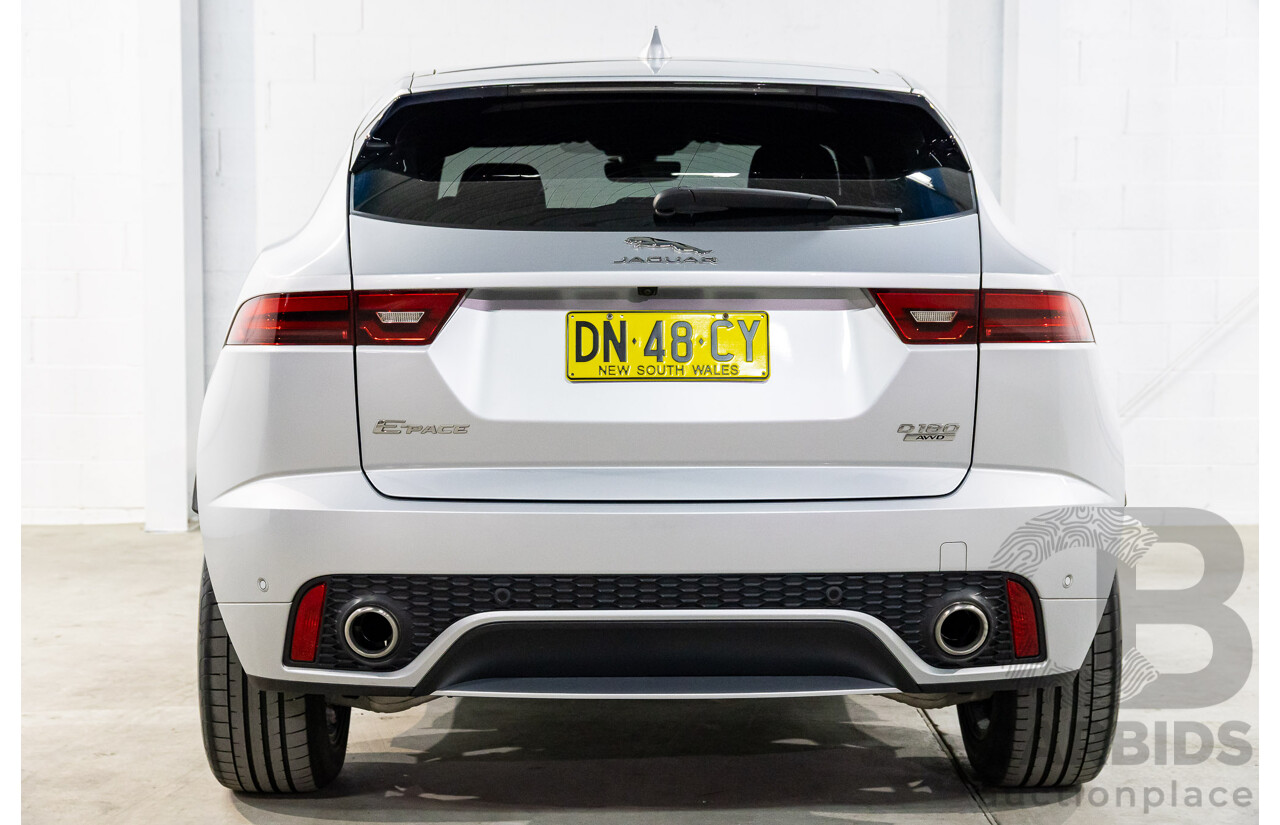 3/2018 Jaguar E-Pace D180 R-Dynamic SE (132kW) (AWD) X540 MY19 4d Wagon Indus Silver Metallic Turbo Diesel 2.0L